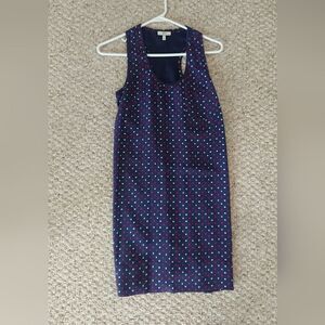 Joie silk dress - in red, white and blue cute patterns size XS
